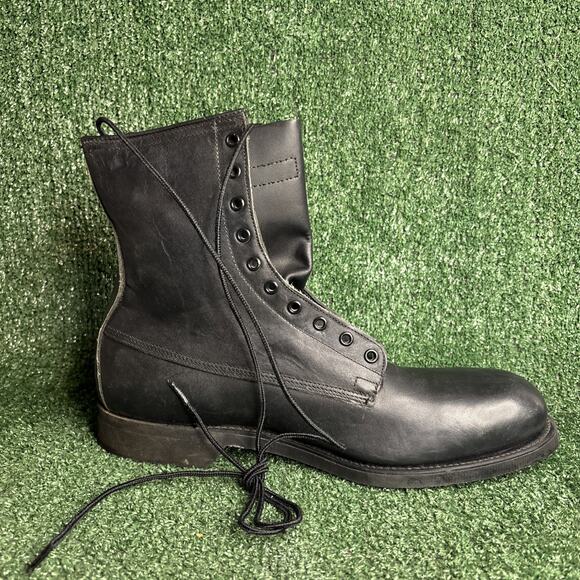 NEW - ADDISON SHOE COMPANY Vintage 1990 Combat Military Boots Steel Toe Mens 12 main image 4